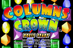 Columns Crown screenshot 3 for GameBoy Advance